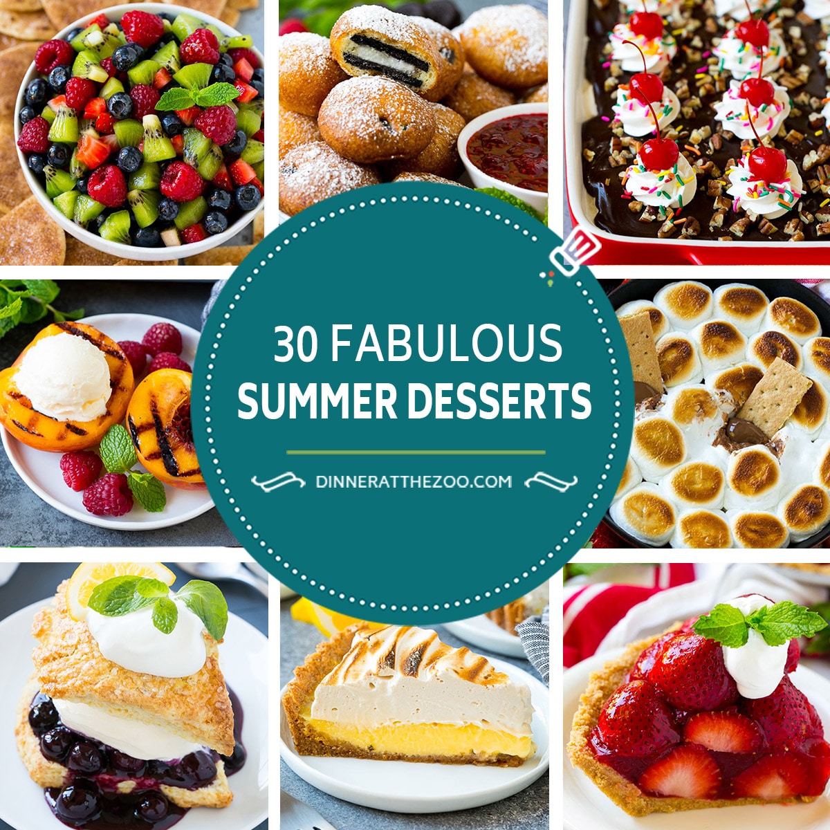 A collection of 30 fabulous summer dessert recipes.