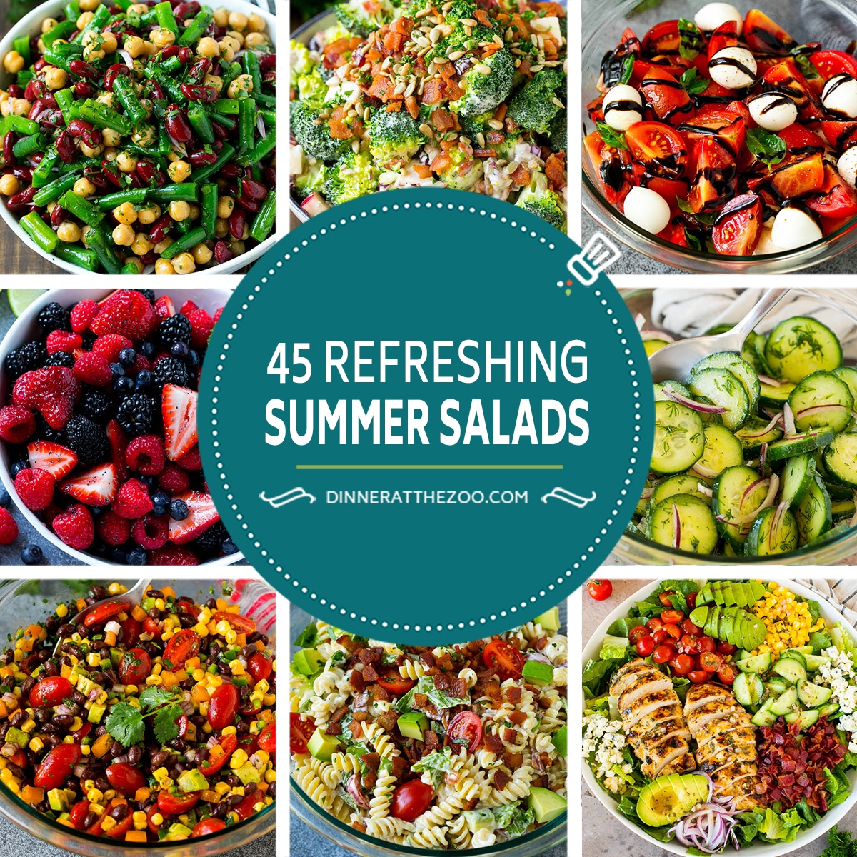 A collection of refreshing summer salad recipes.