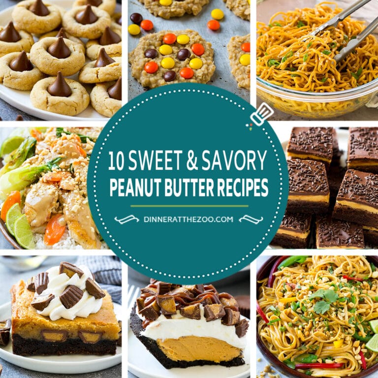 10 Peanut Butter Recipes Dinner at the Zoo