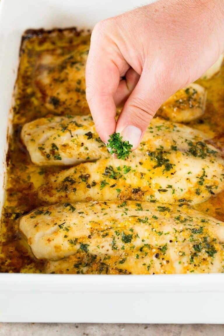 Baked Tilapia with Garlic Butter Dinner at the Zoo