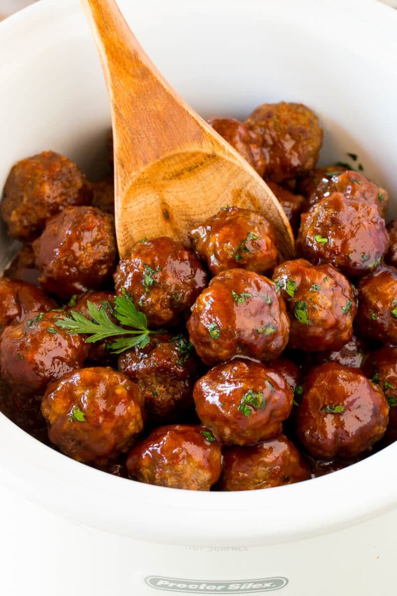 Grape Jelly Meatballs Dinner at the Zoo