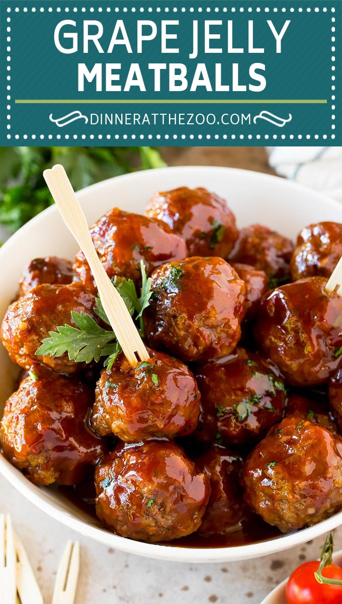 Grape Jelly Meatballs Dinner at the Zoo