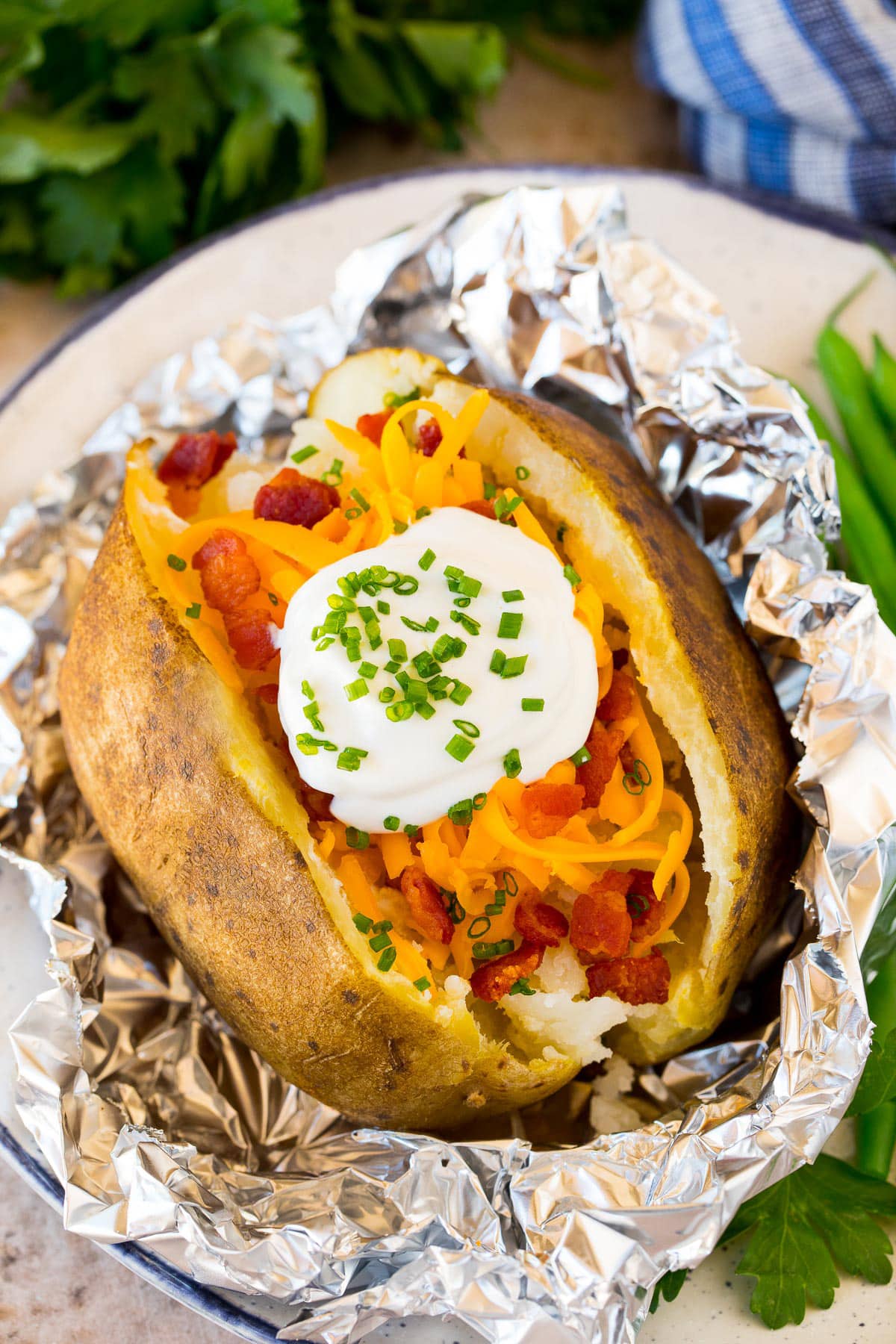 Oven Baked Potatoes - Dinner at the Zoo