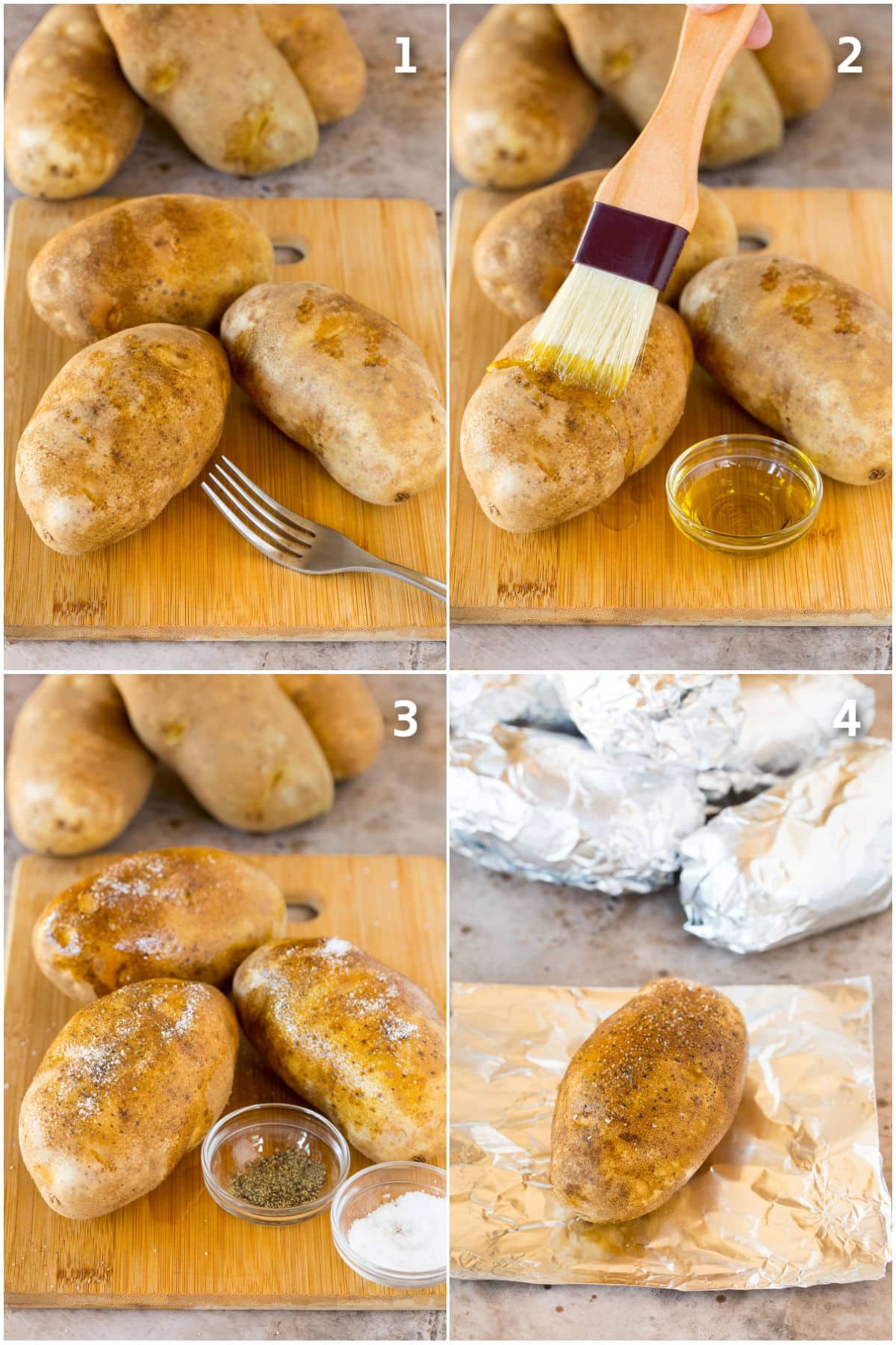 How to Make Crock Pot Baked Potatoes –