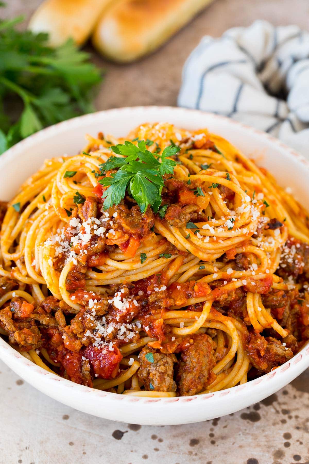 Slow Cooker Bolognese Sauce - Dinner at the Zoo