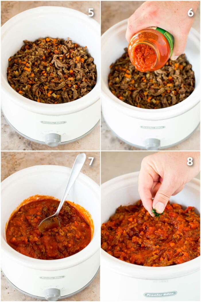 Slow Cooker Bolognese Sauce Dinner at the Zoo