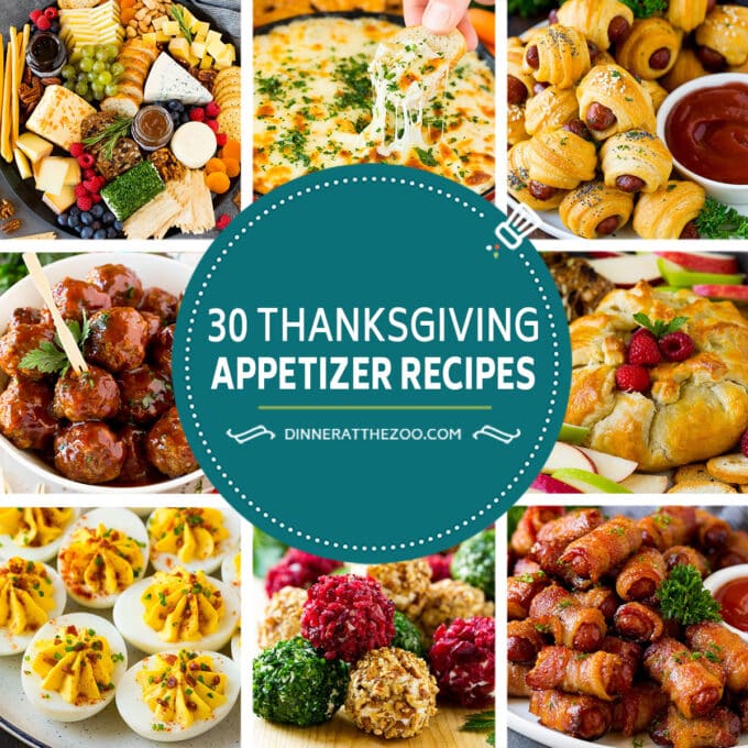 30 Thanksgiving Appetizer Recipes - Dinner at the Zoo