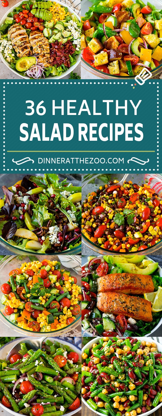 36 Healthy Salad Recipes - Dinner at the Zoo