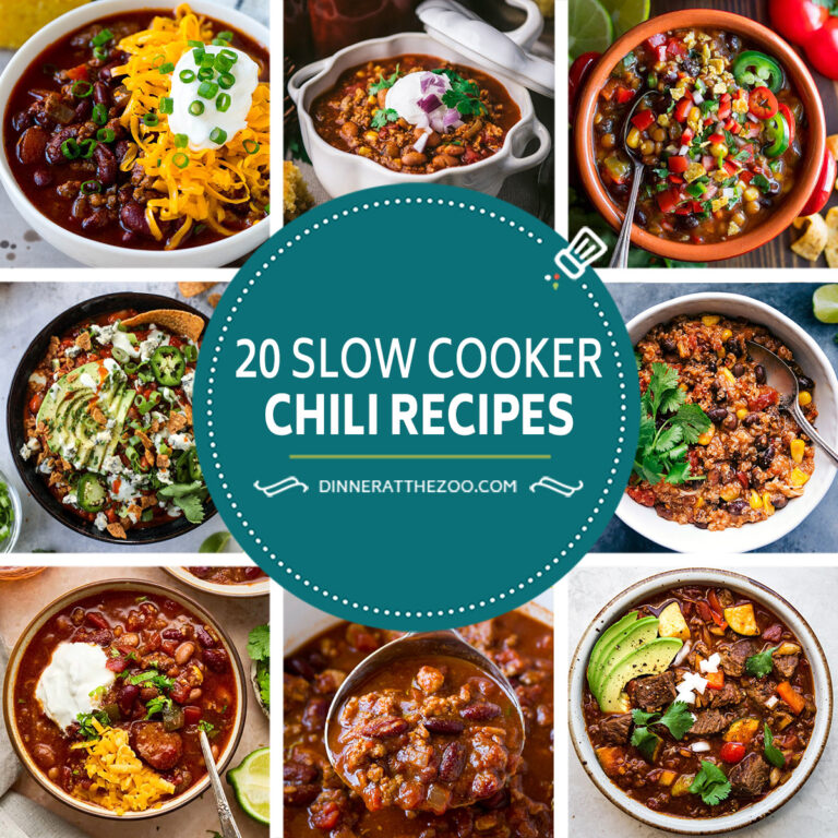 20 Slow Cooker Chili Recipes Dinner at the Zoo