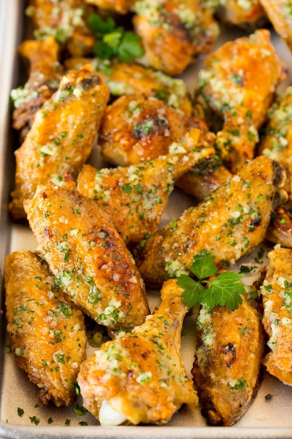 Wing Dinner Garlic Parmesan Wings - Dinner at the Zoo