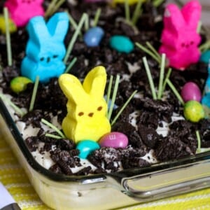 A picture of an Easter dirt cake.