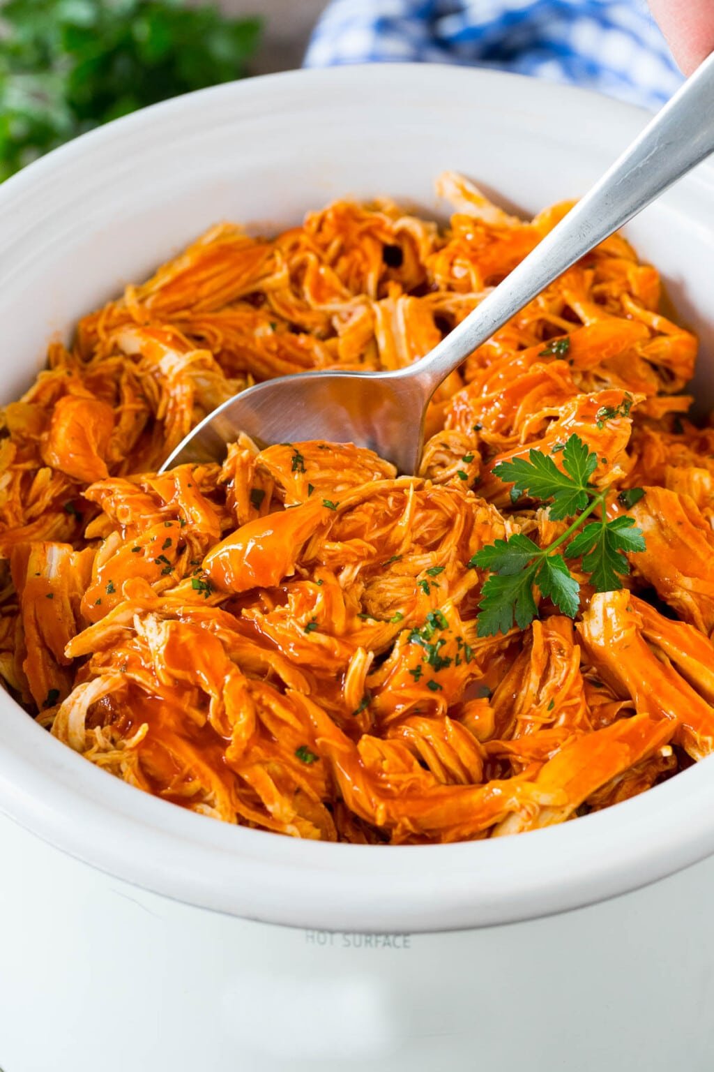 Crock Pot Buffalo Chicken - Dinner at the Zoo