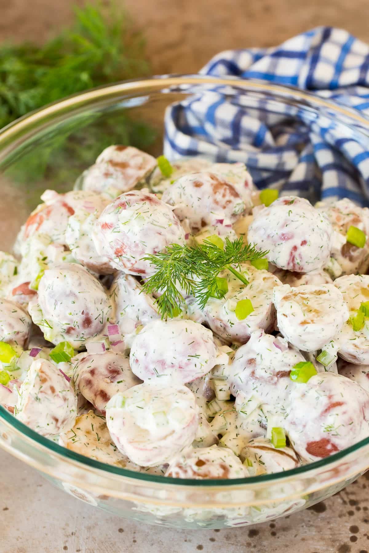 Creamy Dill Red Potato Salad Recipe - Little Sunny Kitchen