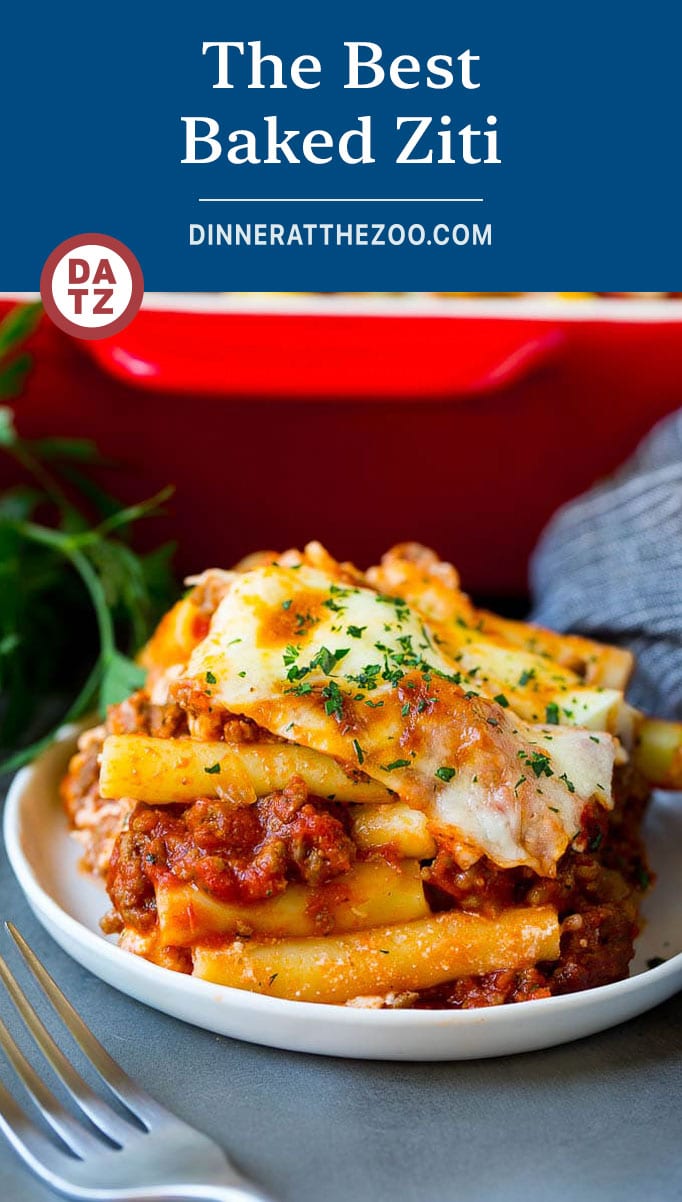 Baked Ziti Recipe Dinner at the Zoo