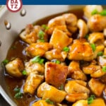 This bourbon chicken recipe is a remake of the food court classic. The chicken is coated in an irresistible sweet and sticky sauce and is sure to become a family favorite!