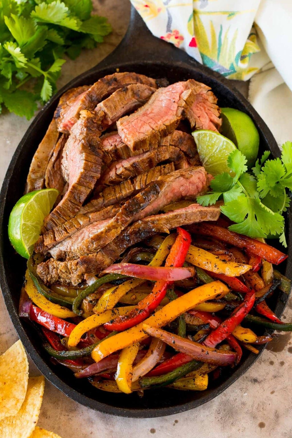 Steak fajita marinade dinner at the zoo