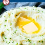 These Instant Pot mashed potatoes are perfectly creamy, full of flavor and are so easy to make!
