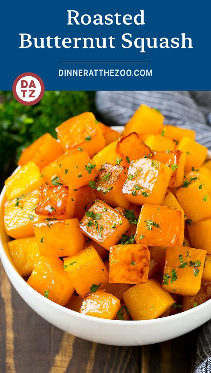 Roasted Butternut Squash with Brown Sugar Dinner at the Zoo