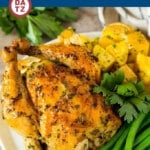This roasted Cornish hen recipe is an easy way to make a meal that's quick enough for a busy weeknight, yet fancy enough for a special event.