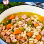 This ham and beans recipe is the best way to use up leftover ham!