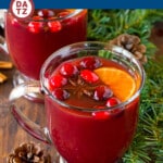 This Kinderpunsch recipe is a hot Christmas punch made with fruit juices, tea and warm spices.