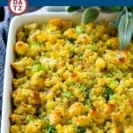 This old fashioned Southern cornbread dressing recipe is a classic that's a must-have for every Thanksgiving table.