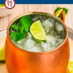 This Irish mule recipe is a refreshing blend of whiskey, ginger beer and lime juice, all served up in a copper mug.