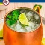 This Irish mule recipe is a refreshing blend of whiskey, ginger beer and lime juice, all served up in a copper mug.