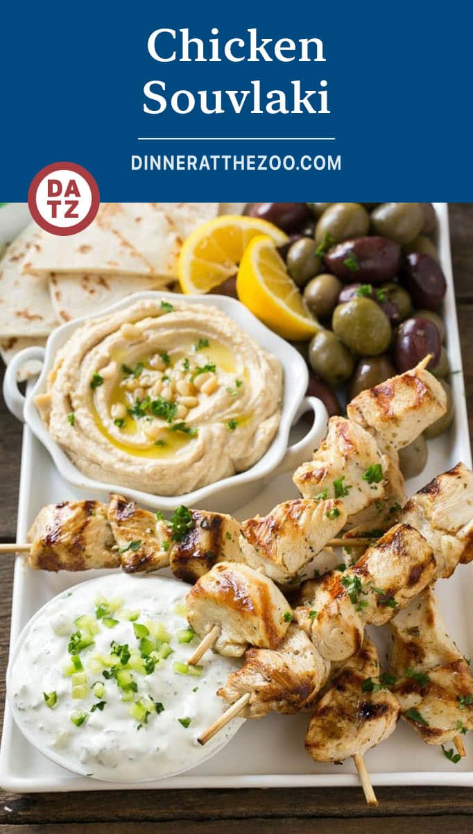 Chicken Souvlaki Dinner at the Zoo