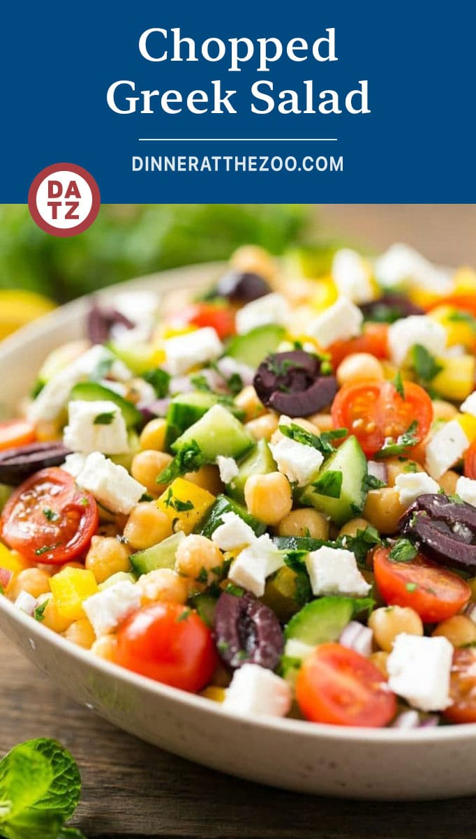 Chopped Greek Salad Dinner at the Zoo